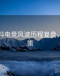 吃瓜爆料电竞风波历程复盘，助你决策